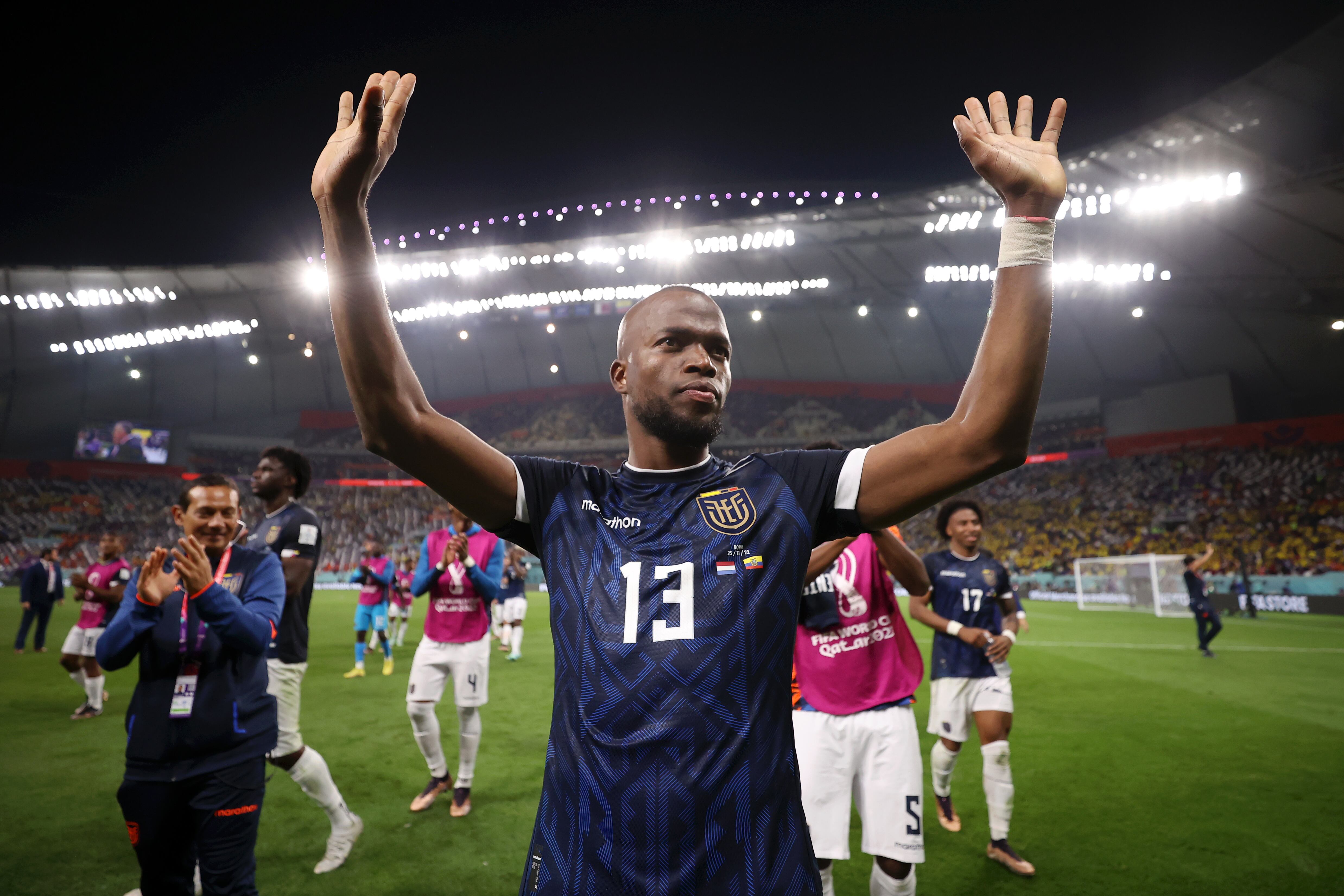 Enner Valencia, delantero de Ecuador.