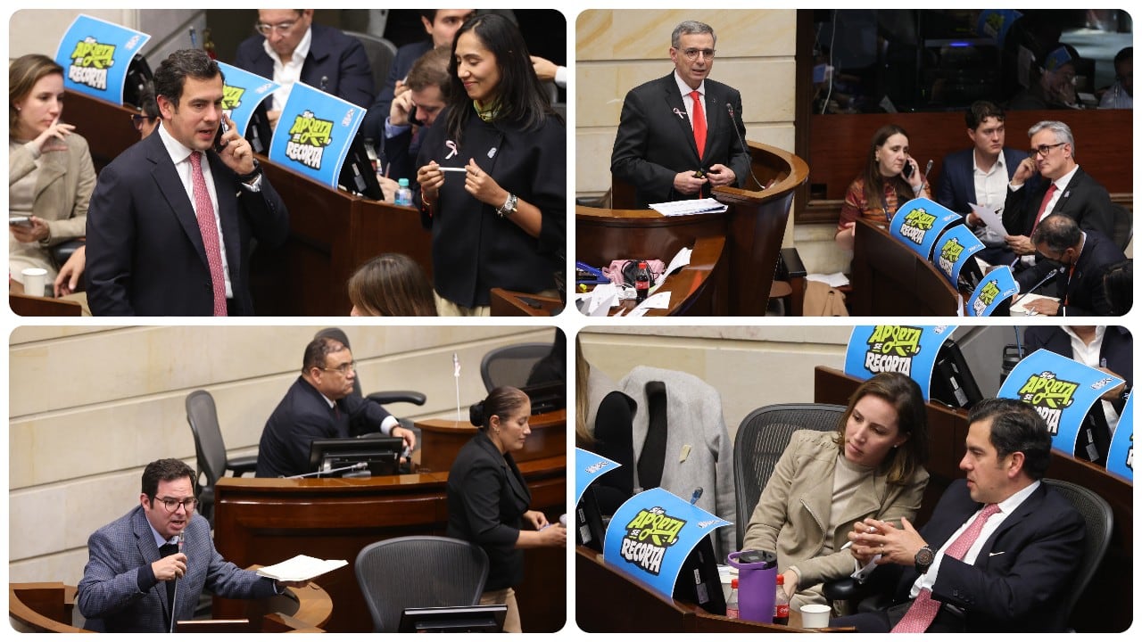 El Congreso durante la aprobación del presupuesto general de la Nación.