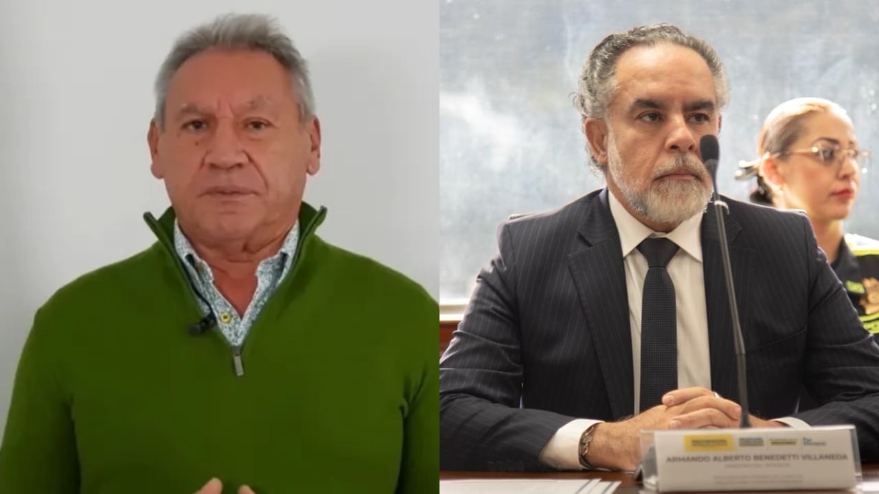 Rodrigo Romero, de Alianza Verde, y Armando Benedetti.