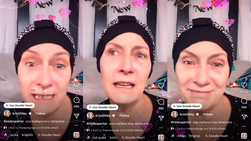 Kristina Lilley contó cómo enfrenta los días difíciles.