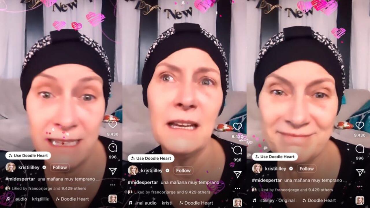 Kristina Lilley contó cómo enfrenta los días difíciles.