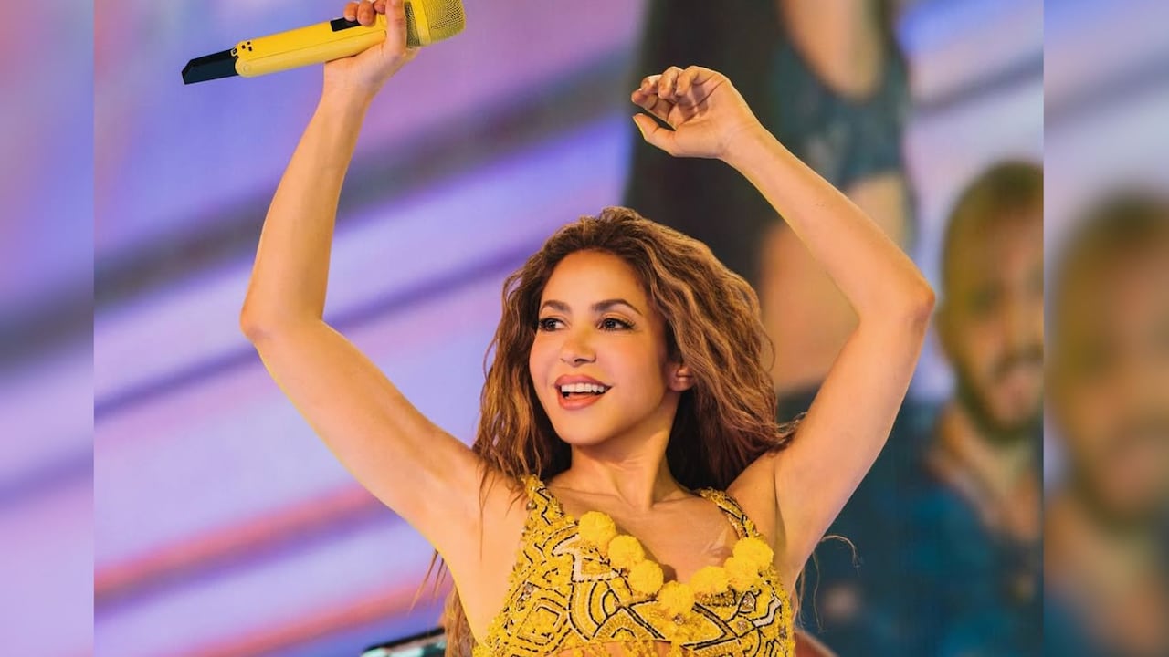 Shakira, cantante colombiana.