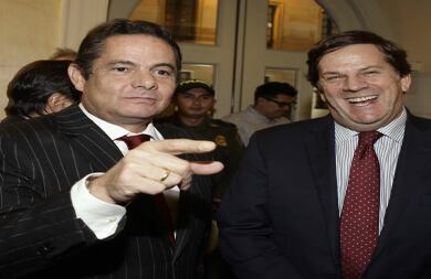Germán Vargas Lleras y Roberto Pombo.