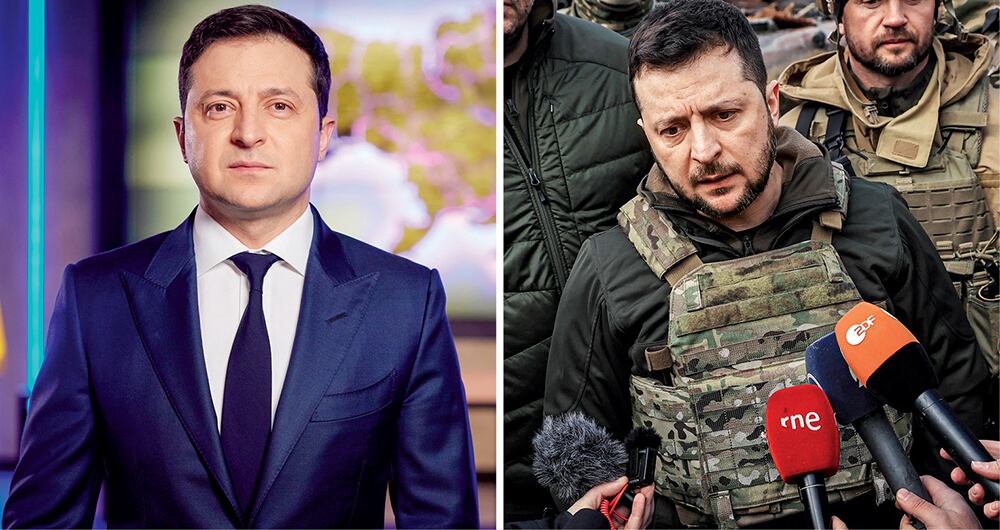 Volodímir Oleksándrovich Zelenski​, es un político ucraniano y actual presidente de Ucrania, siendo el 6.º presidente del país desde su independencia en 1991.