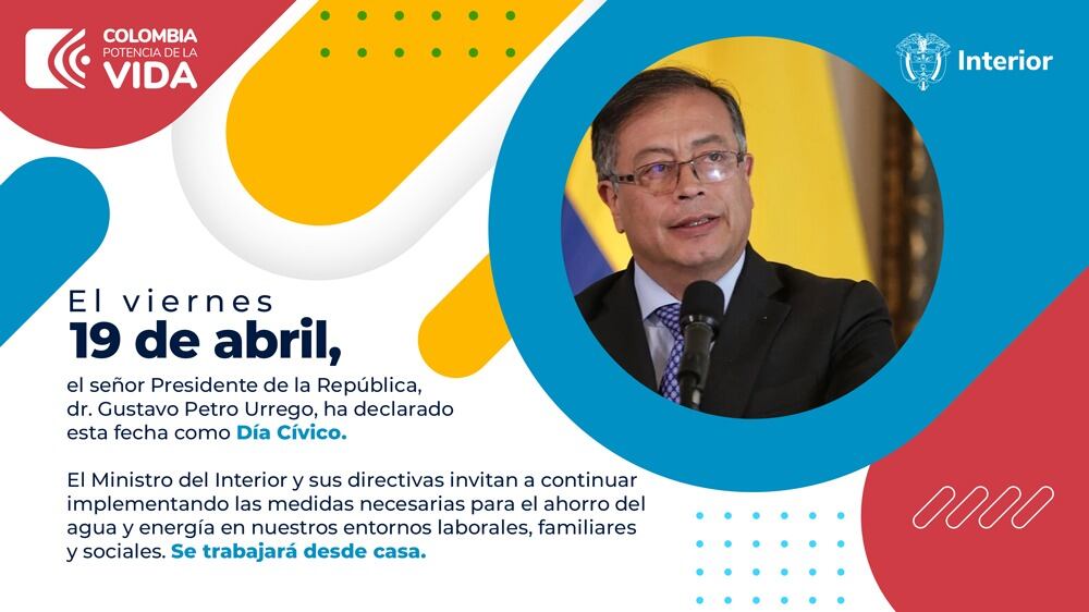 Ministerio del Interior día cívico.