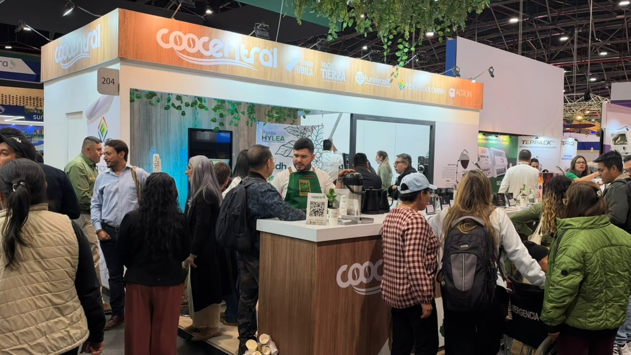Coocentral en Cafés de Colombia Expo 2026.