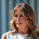 In this photo from Monday, Aug. 24, 2020, first lady Melania Trump speaks at an event celebrating the 100th anniversary of the 19th amendment which afforded the vote to women, at the White House in Washington. Mrs. Trump will step into the spotlight Tuesday to argue for a second term for her husband, President Donald Trump. (AP Photo/J. Scott Applewhite)