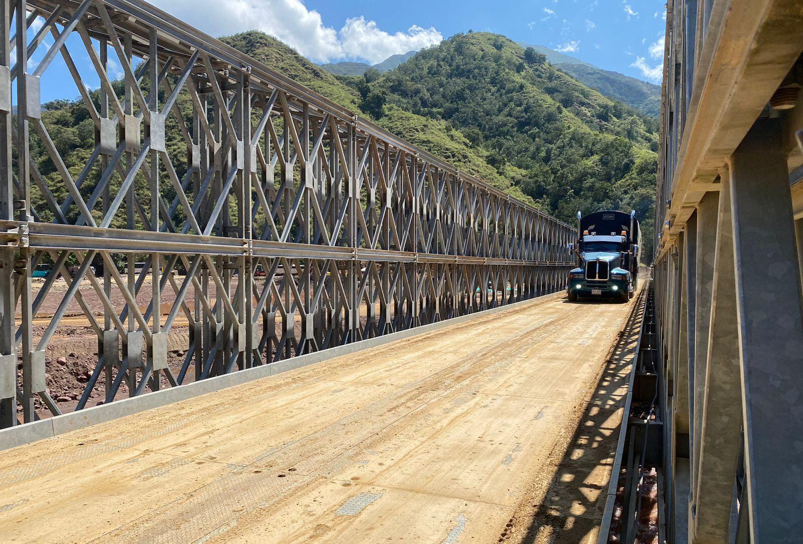 Así está en paso por El Tarrita.