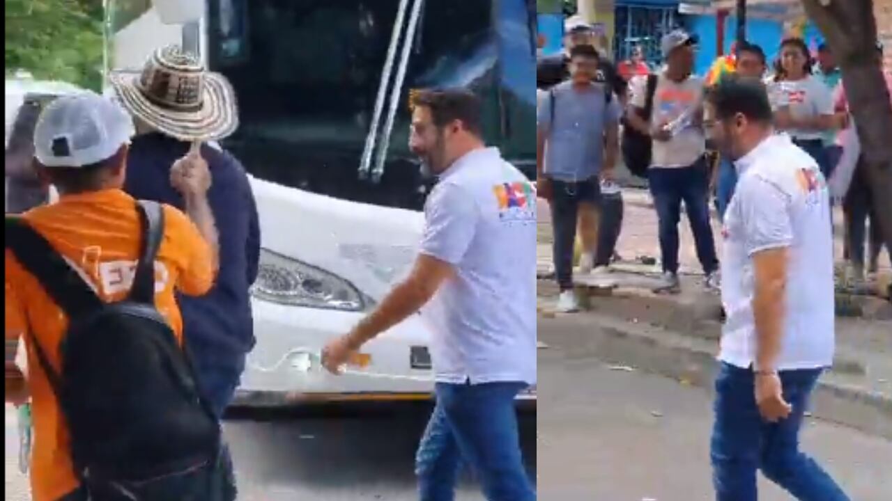 Agmeth Escaf fue abucheado en Barranquilla durante marchas del 27S.