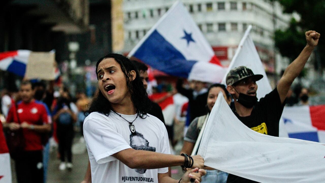 En Panamá se cumplen 20 días de protestas. Foto: AFP