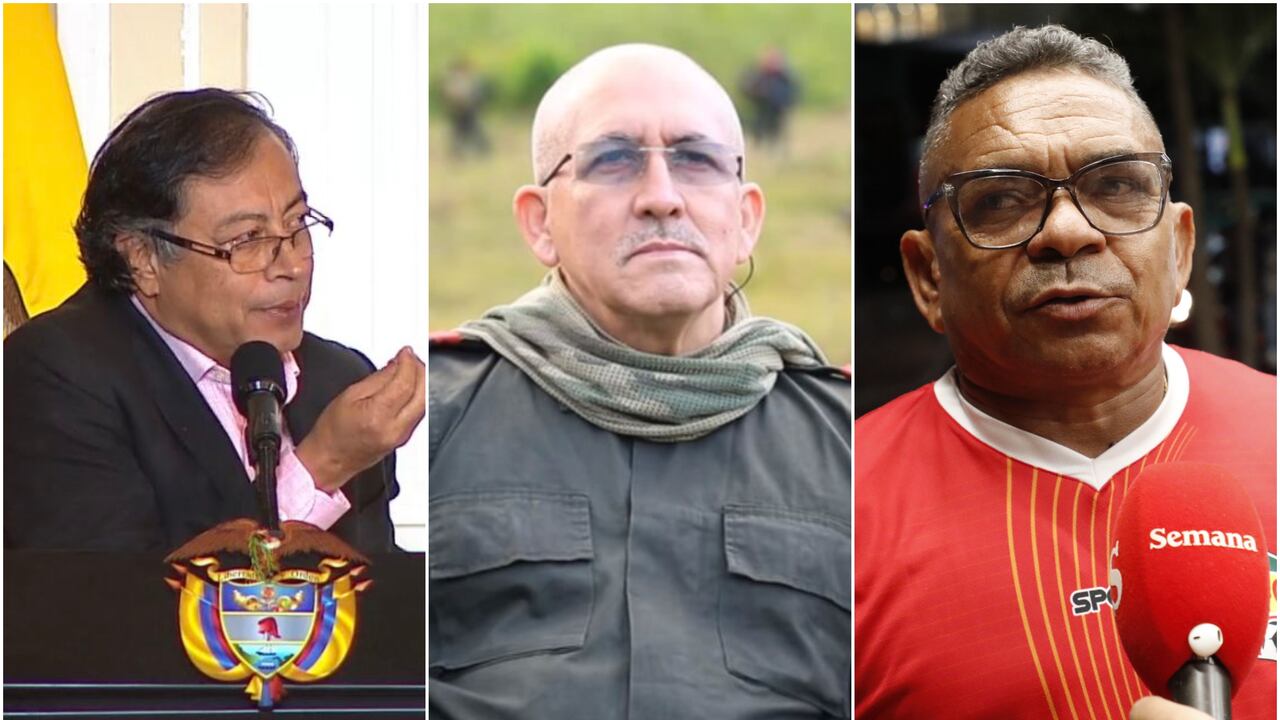 Presidente Petro, Antonio García jefe ELN, Luis Manuel Díaz papá Luis Díaz