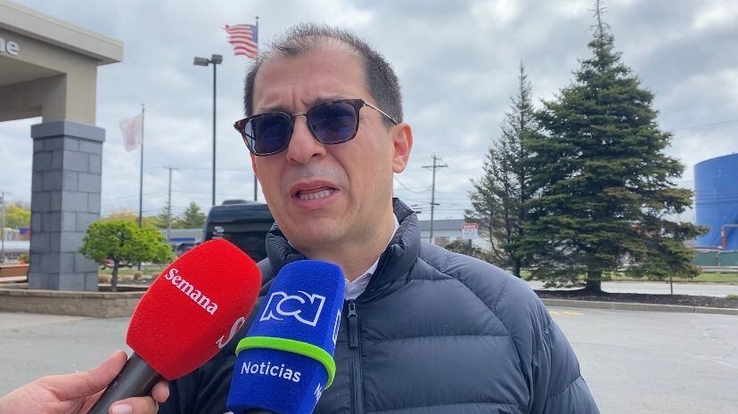 Fiscal general Francisco Barbosa, desde un encuentro judicial con sus homólogos en los Estados Unidos