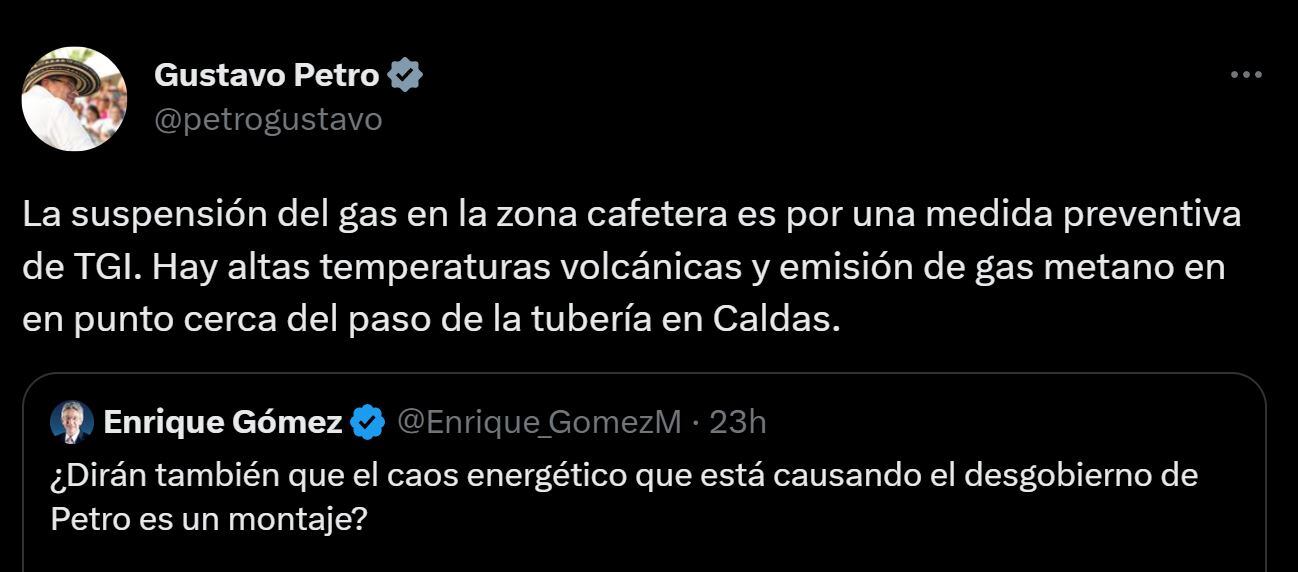 Trino Gustavo Petro GAS