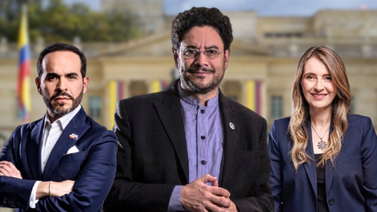 Iván Cepeda, Paloma Valencia y Abelardo de la Espriella son los candidatos que dominan la intención de voto, según las encuestas.