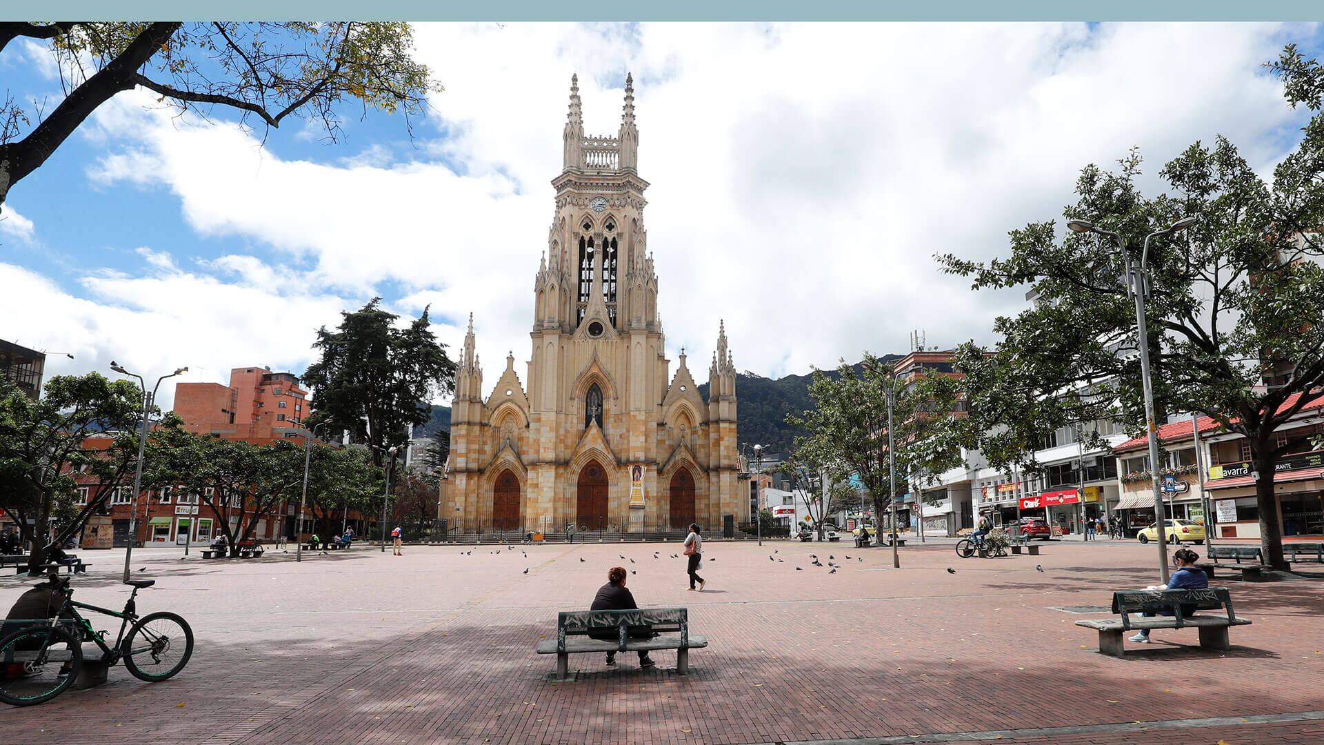 Parque Lourdes en la localidad de Chapinero.