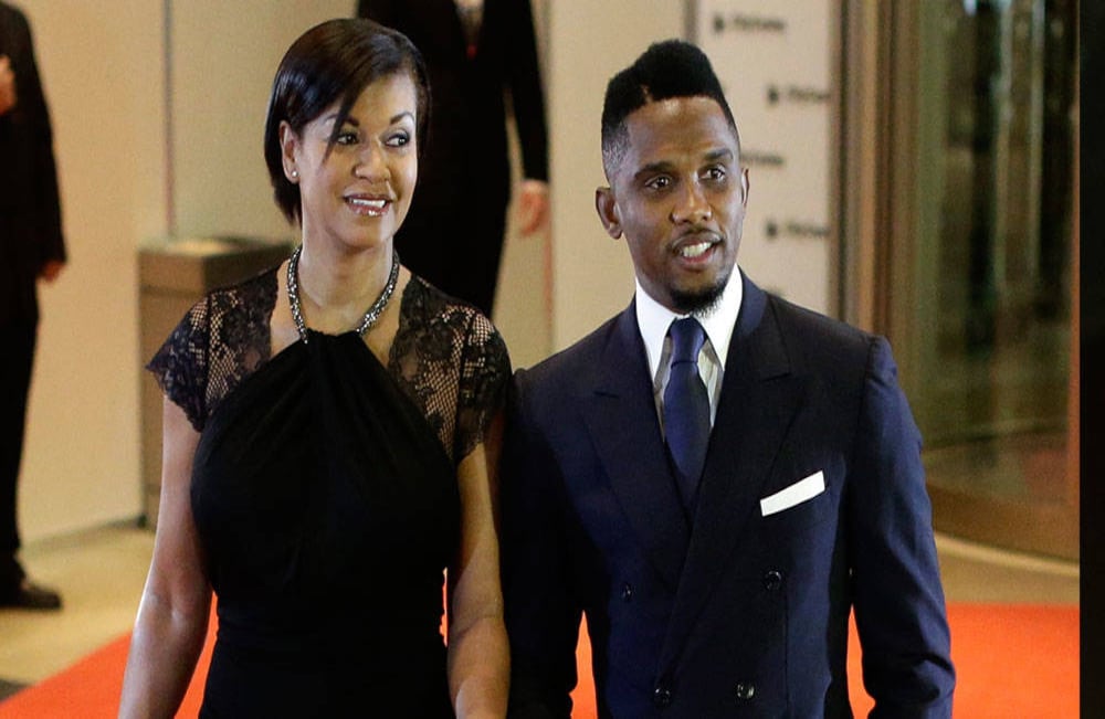 Samuel Eto'o y Georgette Eto'o. Foto: EFE