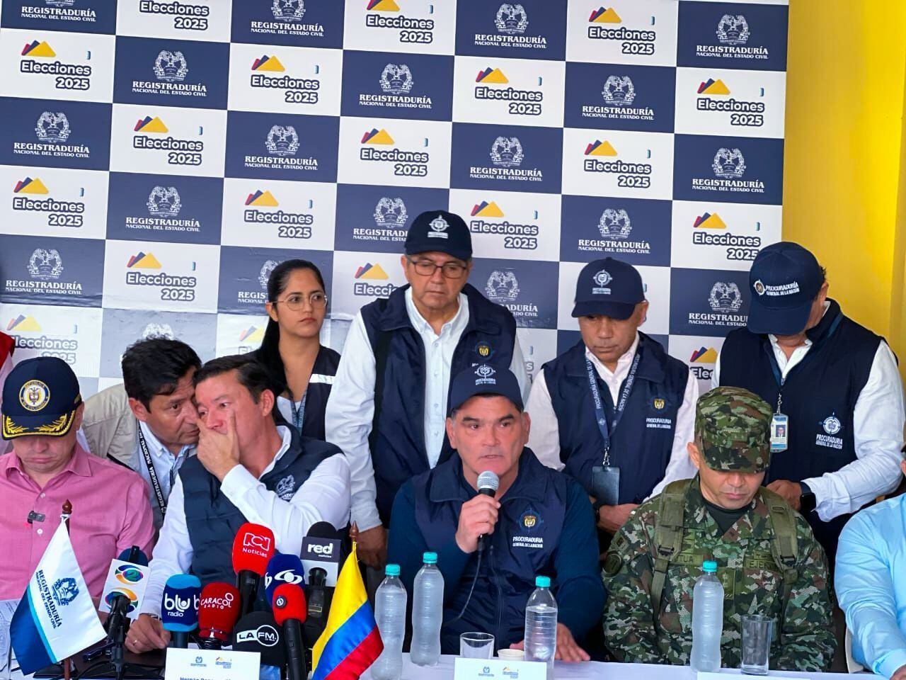 El Procurador General de la Nación, Gregorio Eljach, acompañó este domingo el acto de apertura de las elecciones atípicas en Putumayo