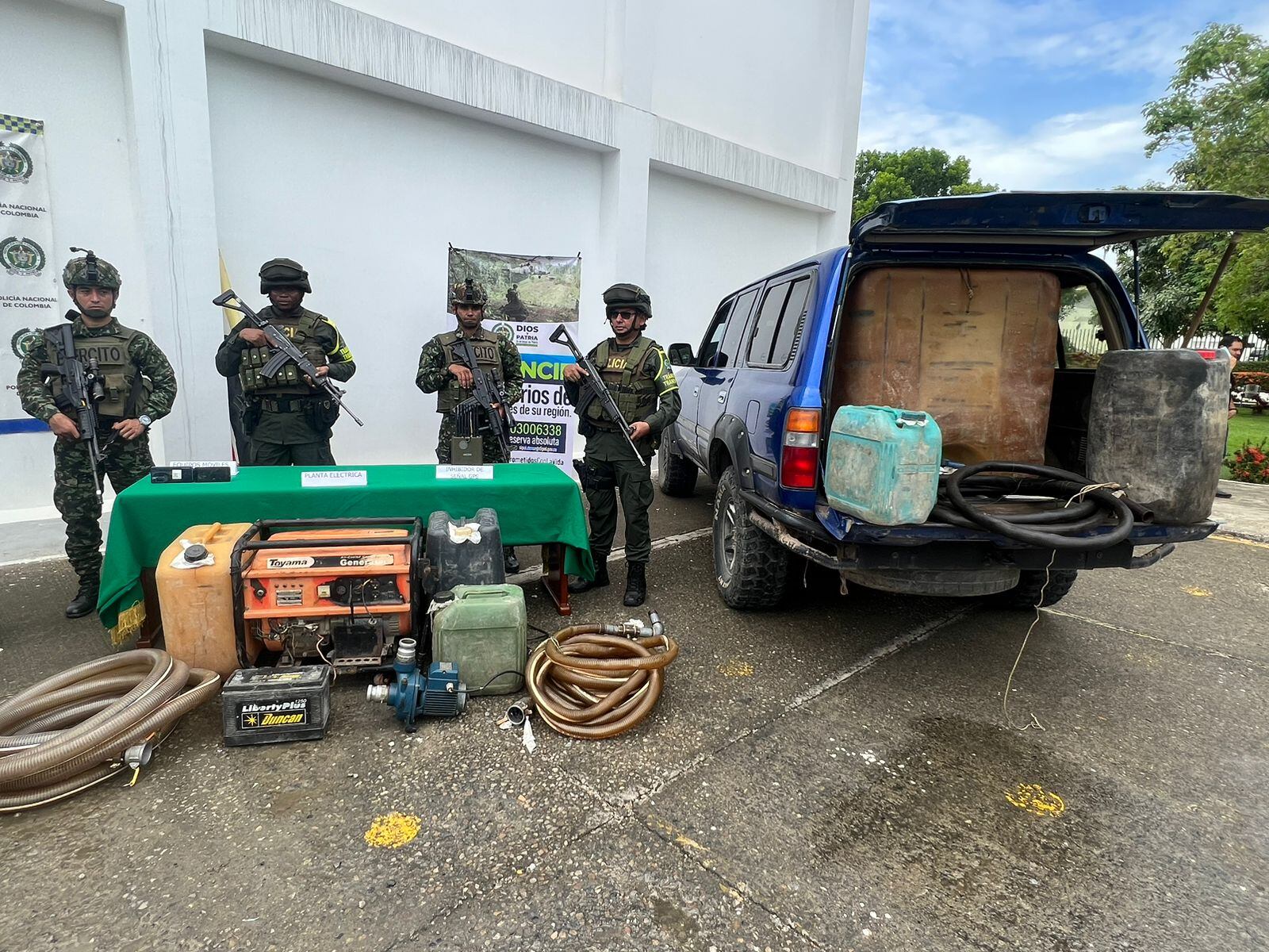 Las autoridades realizaron algunas capturas.