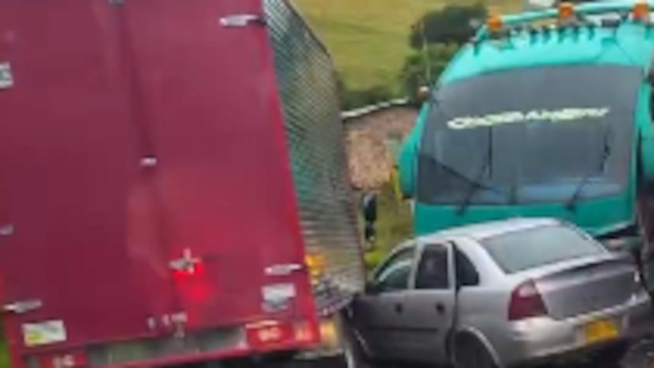 Accidente vía Ubaté con Zipaquirá.