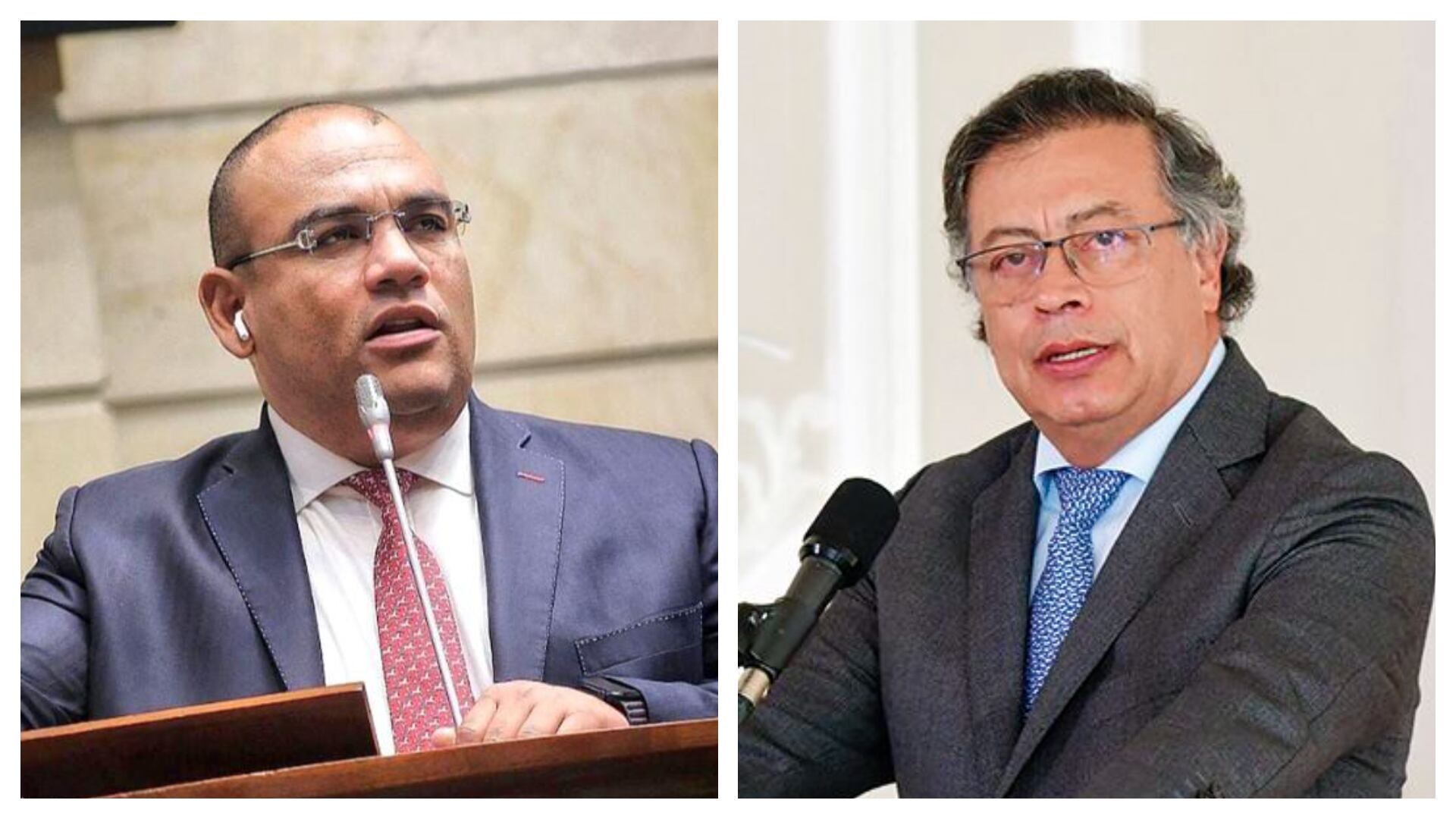 Antonio Correa y Gustavo Petro