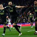 Karim Benzema anotó doblete en el duelo con Real Valladolid.