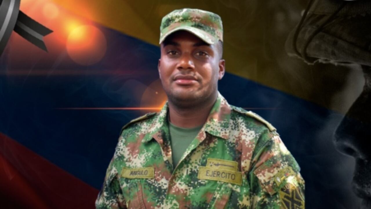 Soldado fallecido Jhon Byron Ángulo