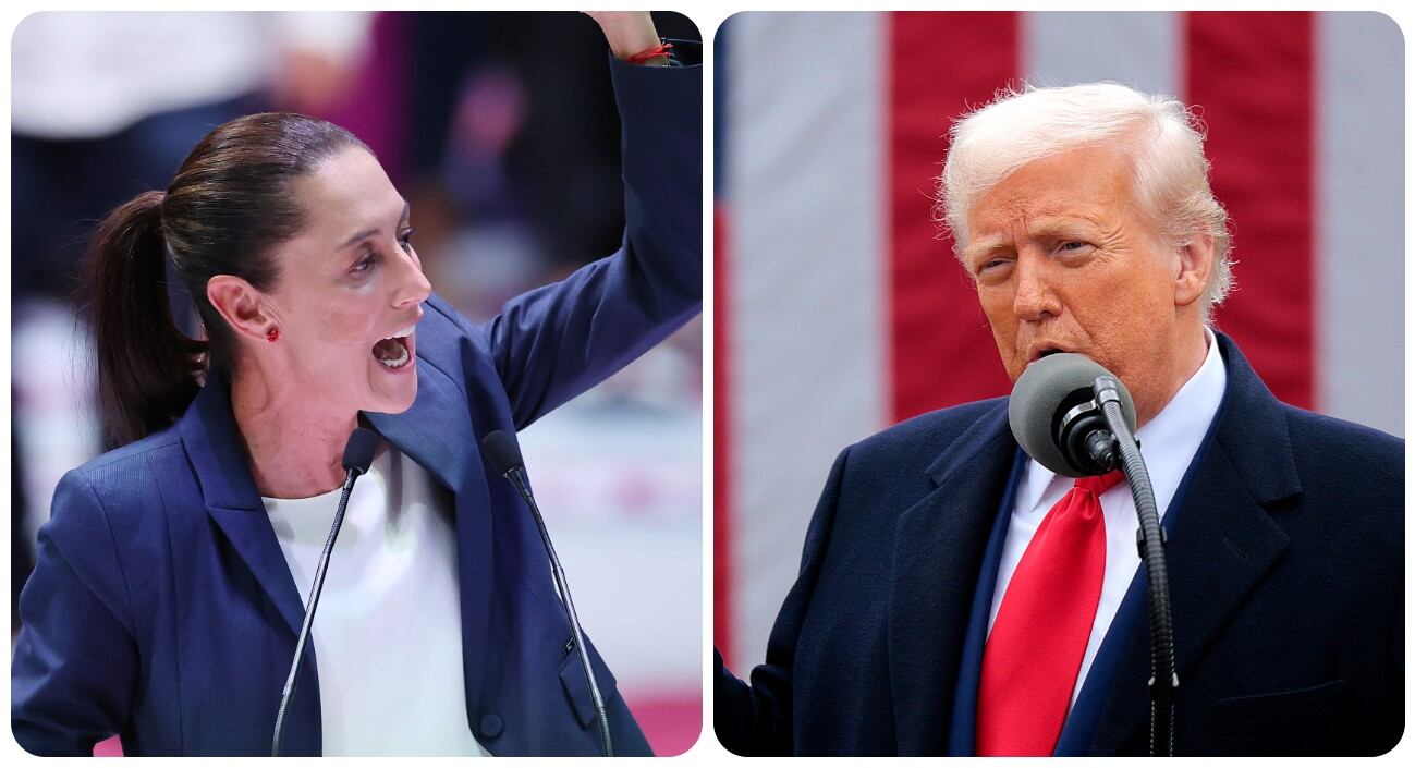 Claudia Sheinbaum y Donald Trump