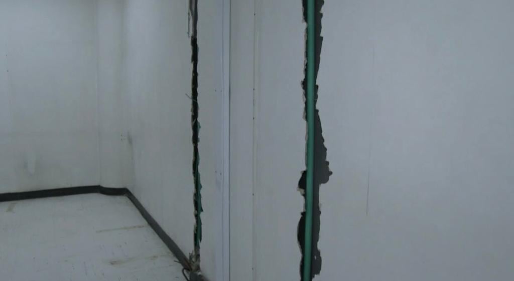 Edificio Ministerio de Defensa en demolición