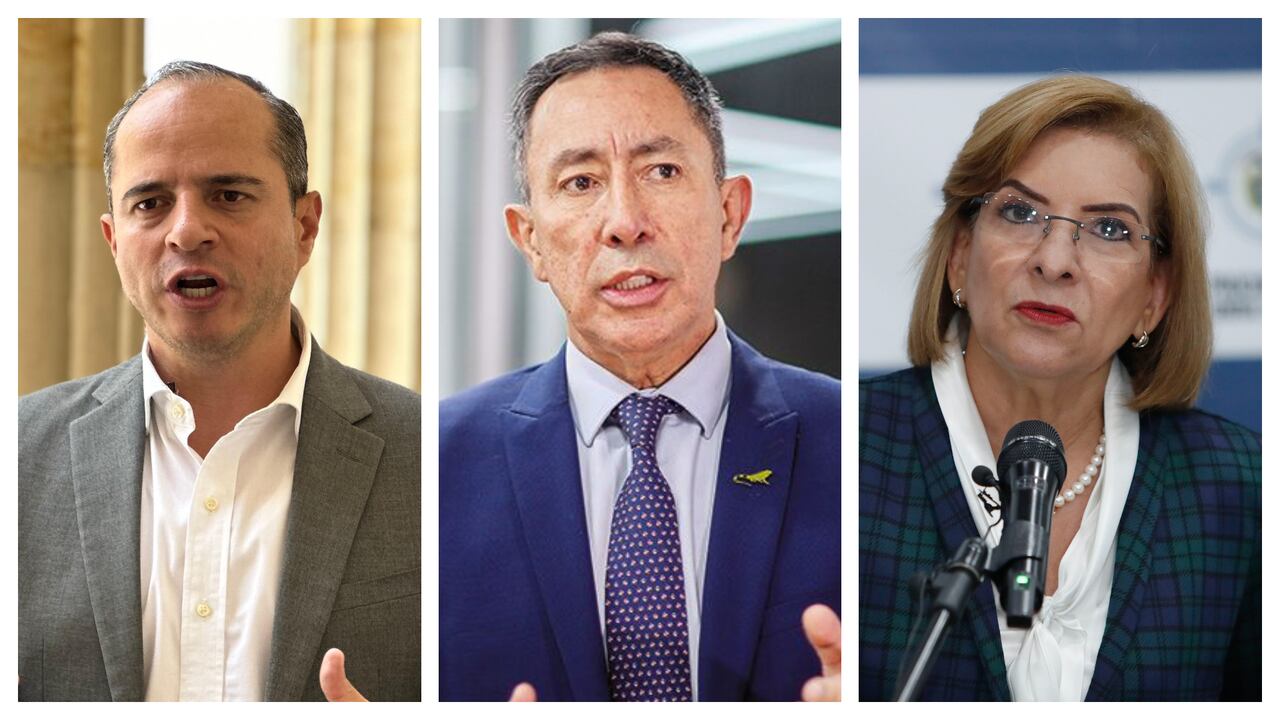 Juan Espinal, Ricardo Roa y Margarita Cabello