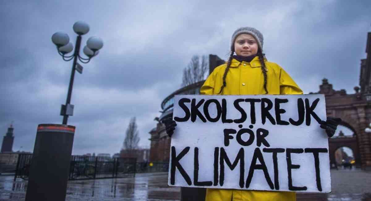 Greta Thunberg, de 15 años, es una joven activista que emprendió una cruzada para que los gobiernos actúen eficazmente contra el cambio climático. Foto: Hanna FRANZEN / TT News Agency /AFP