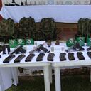 Material de guerra decomisado al Clan del Golfo en Antioquia y Chocó.