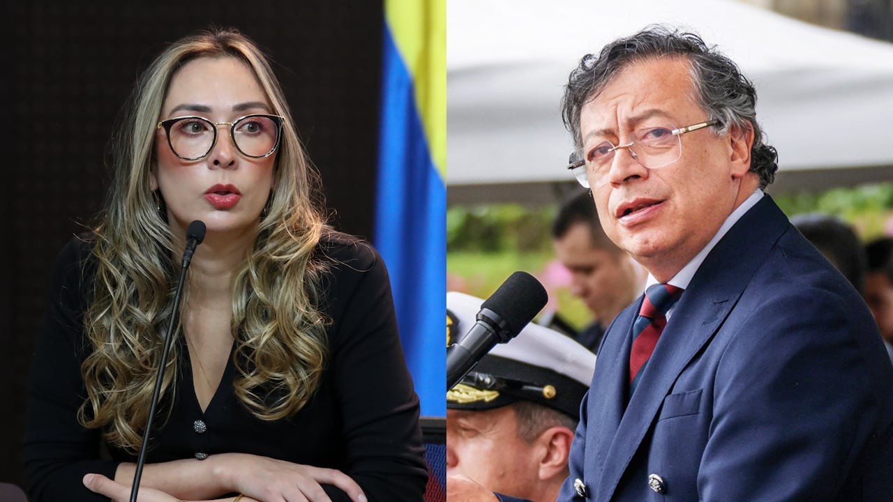 Katherine Miranda cuestionó a Gustavo Petro.