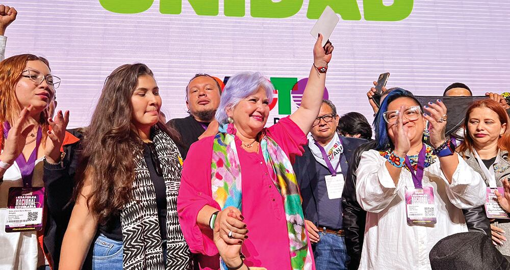     Sin votación en urnas, la senadora Gloria Flórez fue proclamada presidenta de la Colombia Humana el fin de semana pasado.