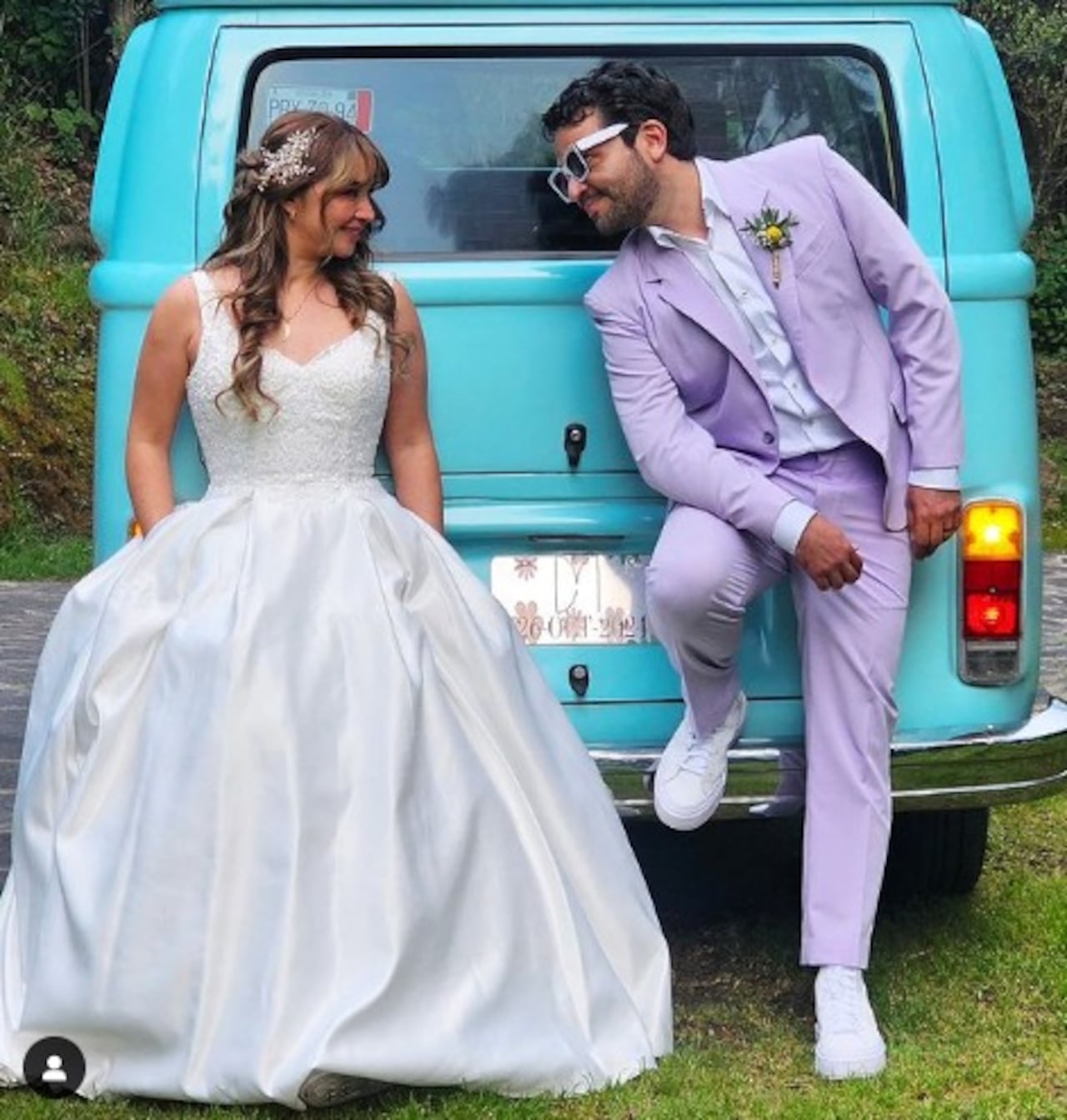 Daniela Luján se casó con el actor Mario Alberto Monroy.