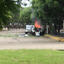 El carrobomba se encontraba dentro de la instalación del Ejército.