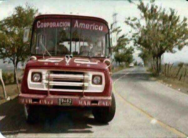 El bus que era del América de Cali.
