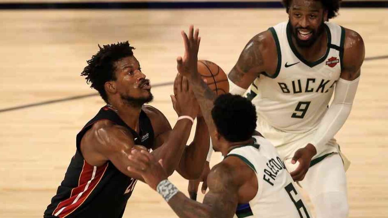 Jimmy Butler, de los Miami Heat.