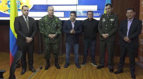 Gobernador de Cundinamarca, Nicolás García, lideró el consejo de seguridad.