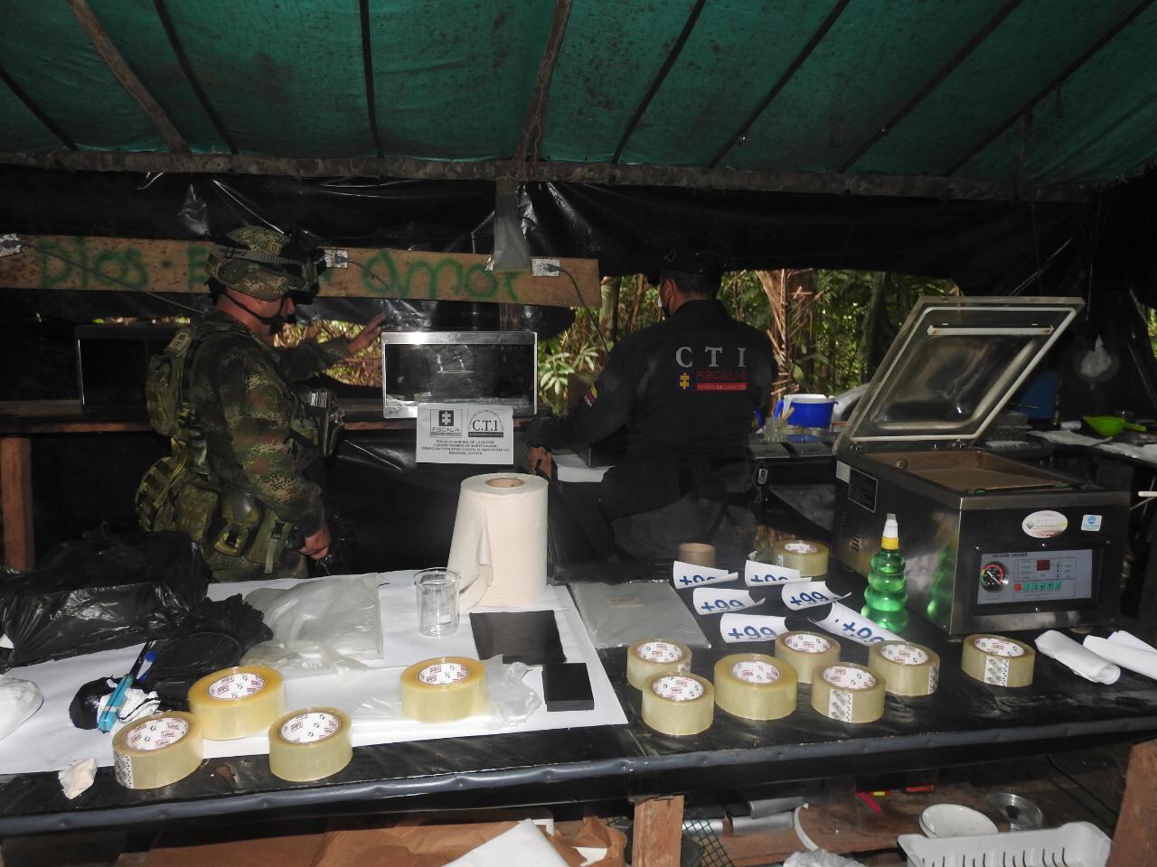 Megalaboratorio de cocaína en Norte de Santander