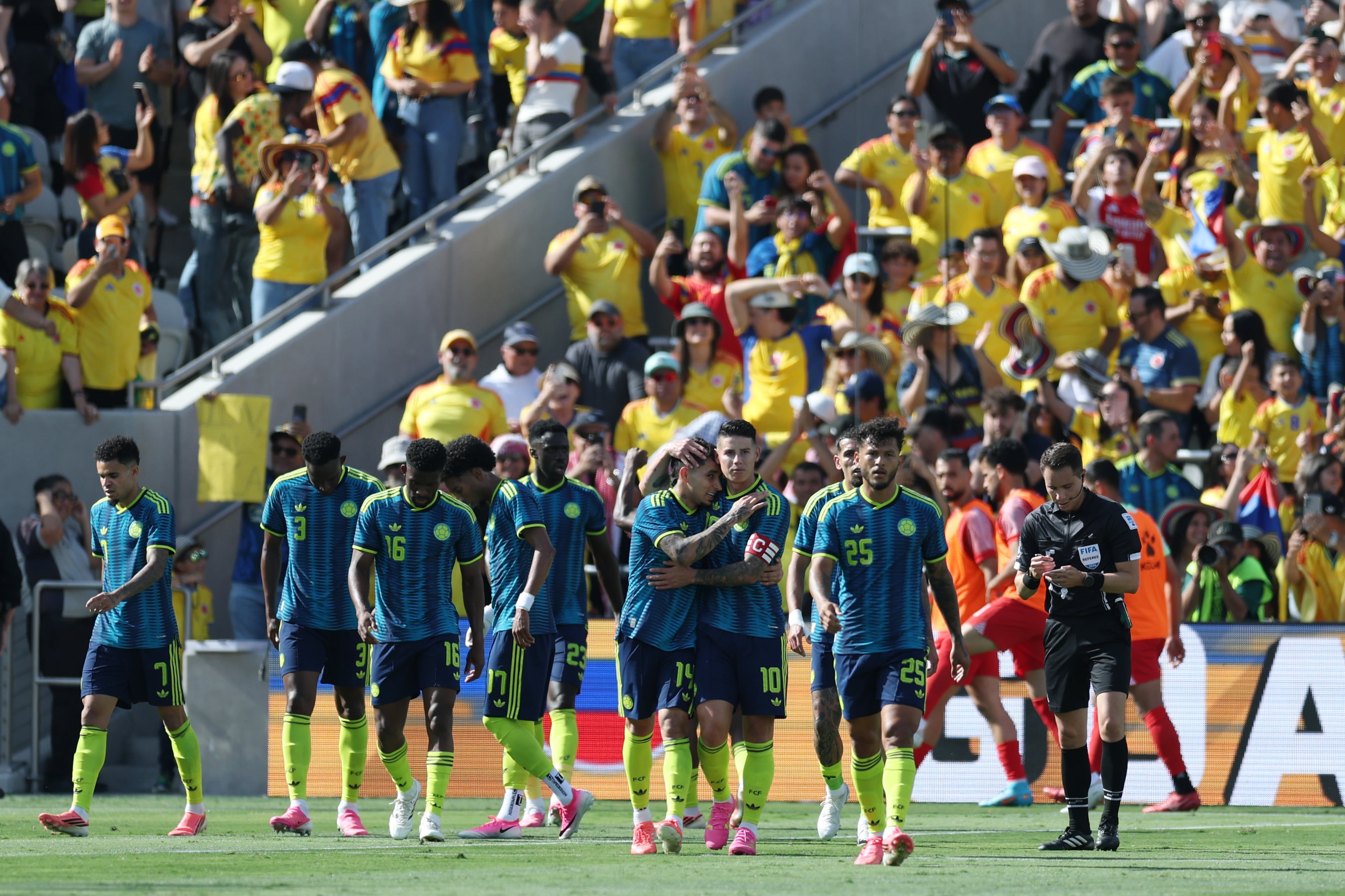 La selección se impone parcialmente ante Jordania