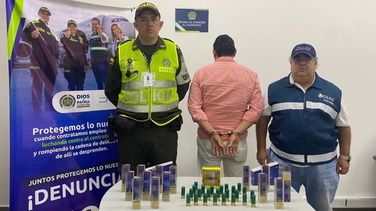 El hombre de nacionalidad colombiana venía de Estados Unidos