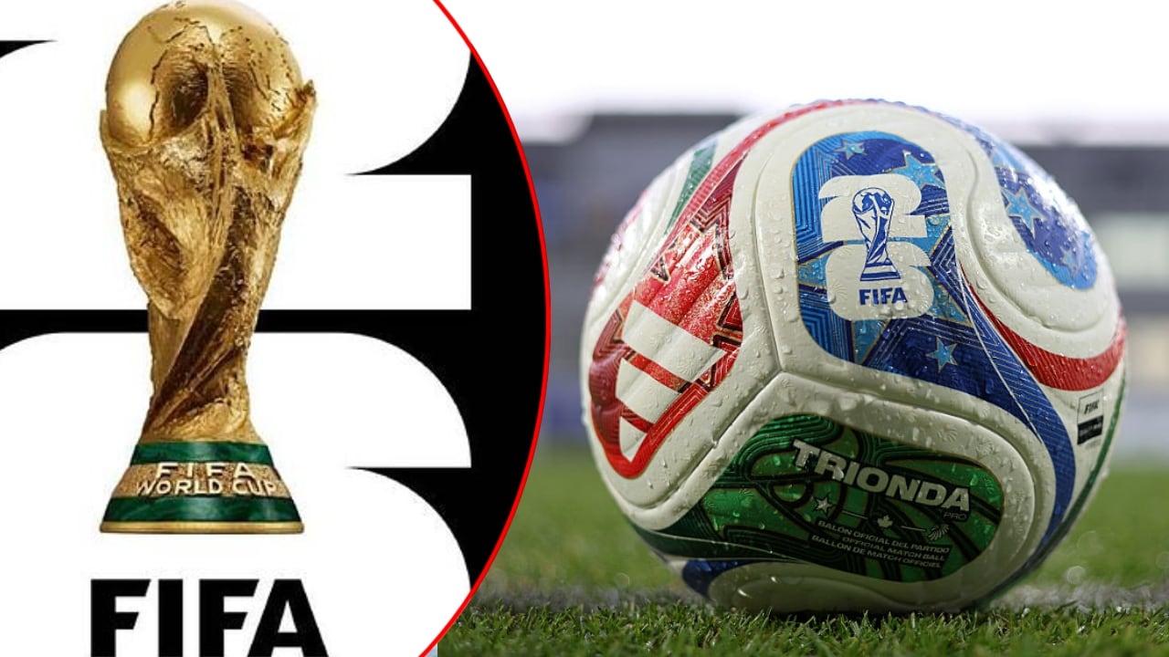 Logo del Mundial 2026 y el balón Trionda.