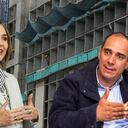 Sandra Forero, presidenta de Camacol, y Raúl Buitrago, presidente del Fondo Nacional de Garantías (FNG).