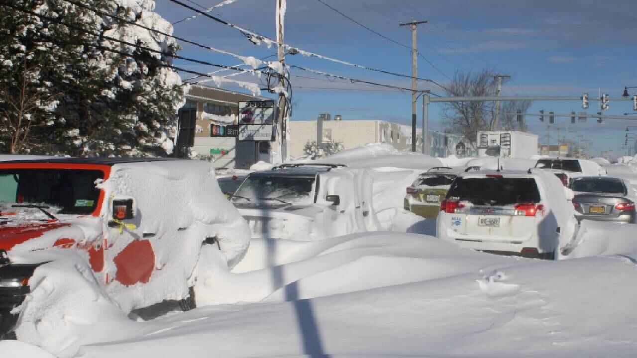 Tormenta invernal azota Buffalo, Nueva York.