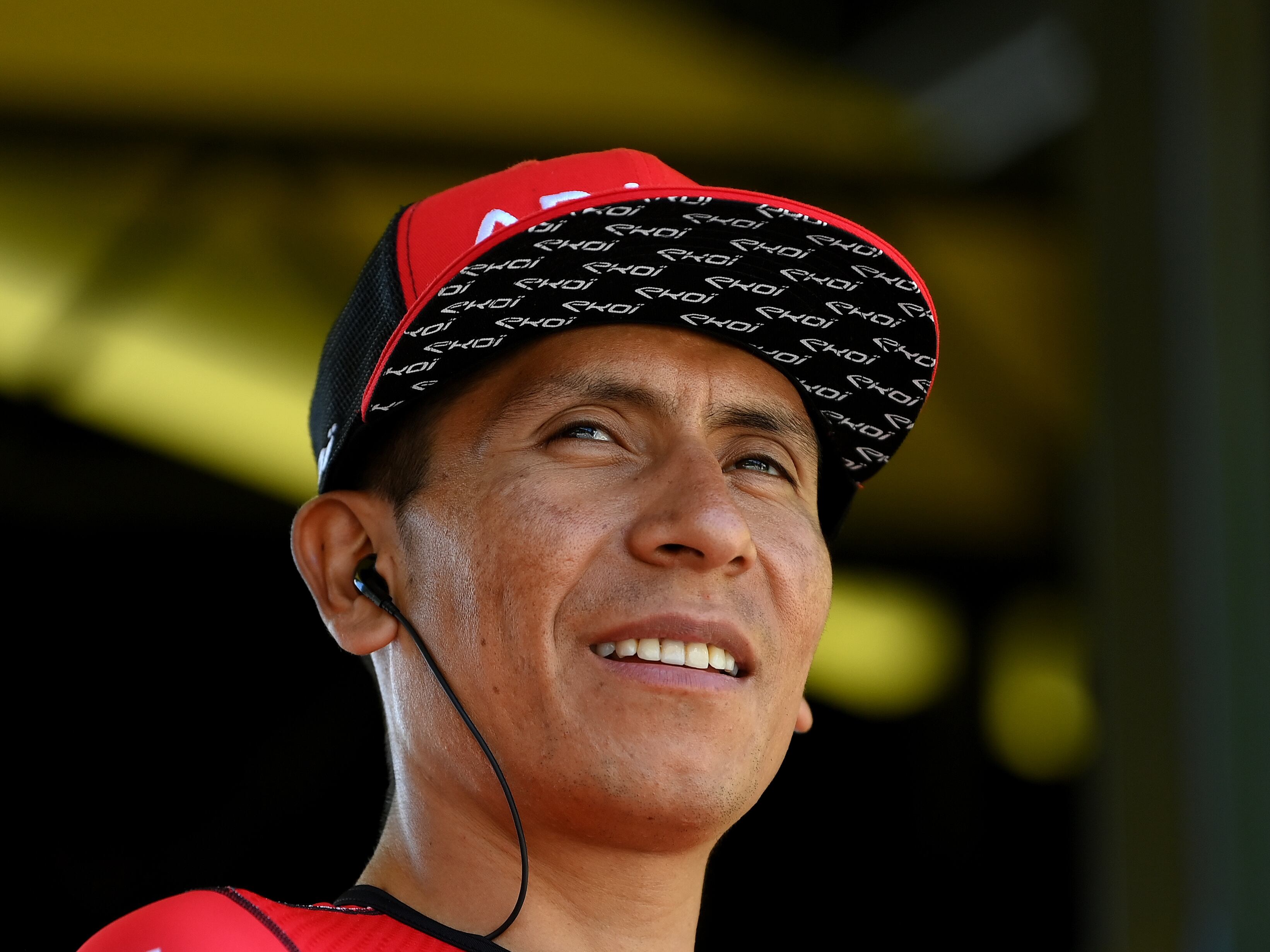 MEGEVE, FRANCE - JULY 12: Nairo Alexander Quintana Rojas of Colombia and Team Arkéa - Samsic during the team presentation prior to the 109th Tour de France 2022, Stage 10 a 148,1km stage from Morzine to Megève 1435m / #TDF2022 / #WorldTour / on July 12, 2022 in Megeve, France. (Photo by Alex Broadway/Getty Images)