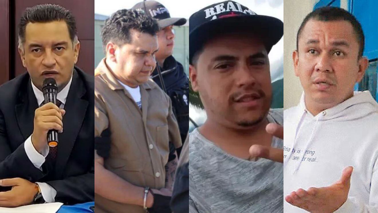 Andrés Idarraga, Digno Palomino, Jorge Díaz y Ober Martínez.