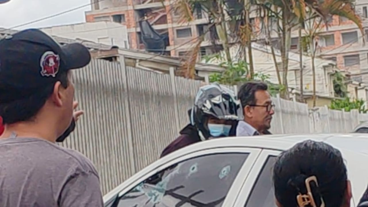 En este carro se transportaba el alto oficial