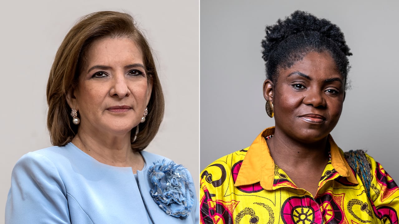 Procuradora Margarita Cabello y la vicepresidenta Francia Márquez