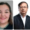 María Camila Díaz, Gustavo Petro y Alberto Chinchilla.