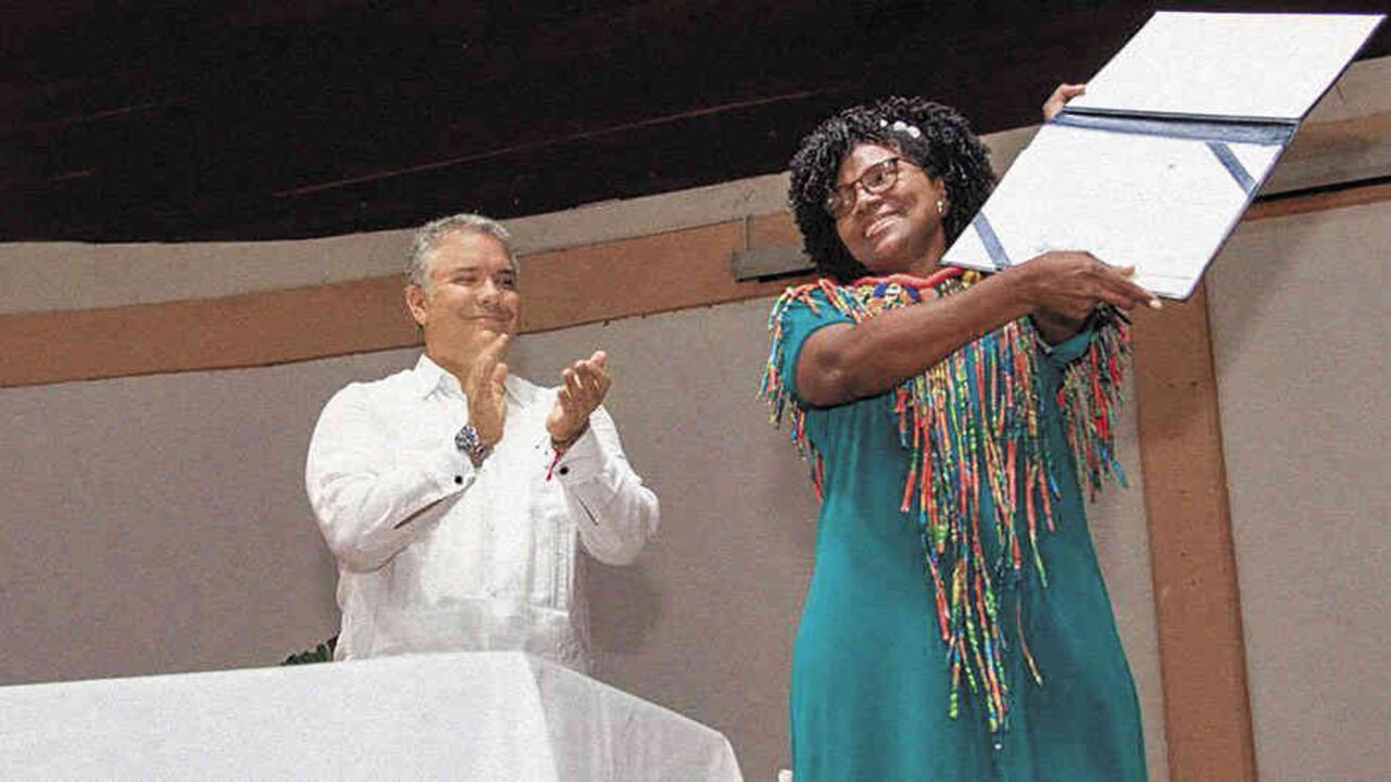 Mabel Torres, nueva ministra de Ciencia y Tecnología. Foto: Presidencia de la República.